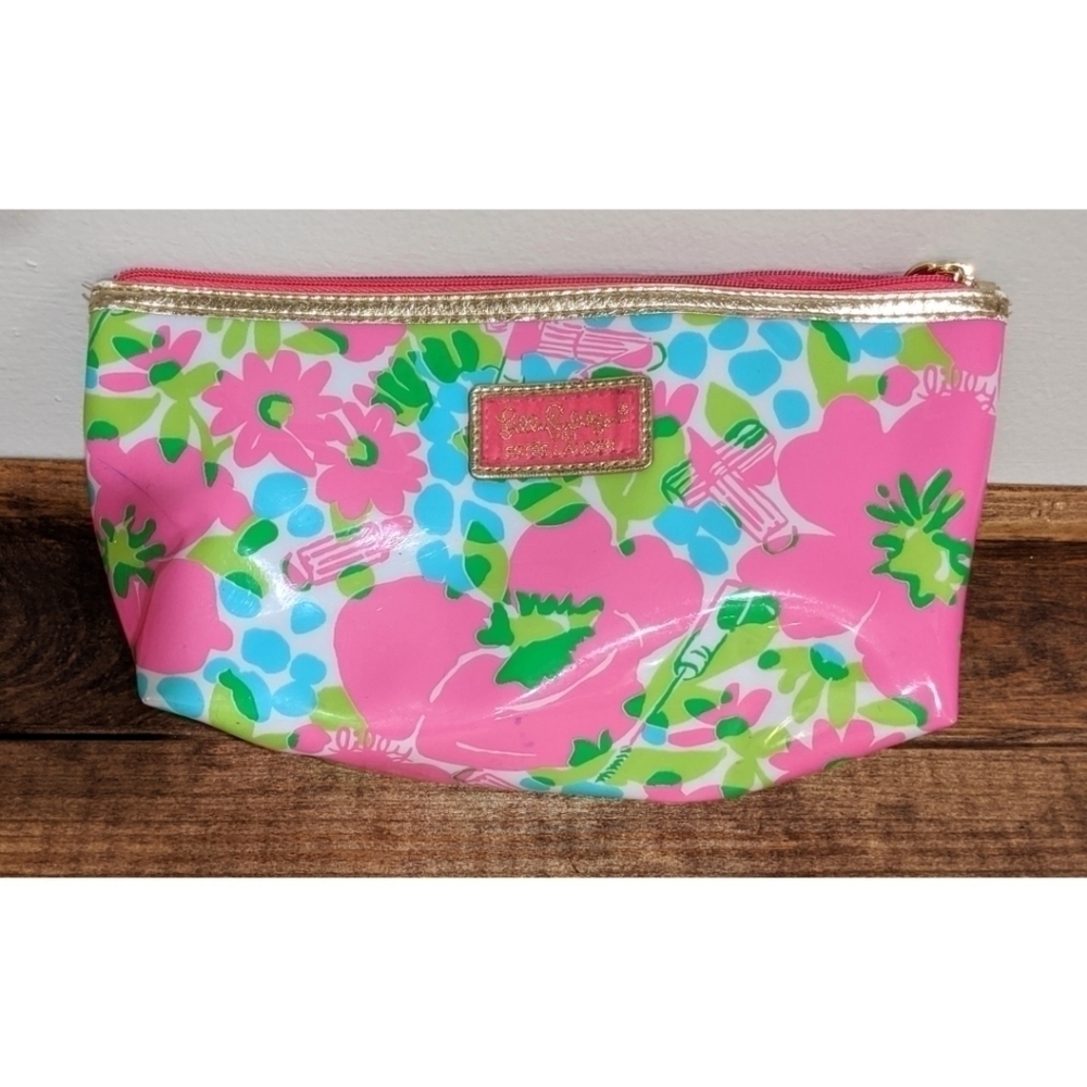 🌊 3/$15 Lilly Pulitzer Estee Lauder Makeup Tote